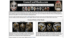 Desktop Screenshot of gameusedmasks.com